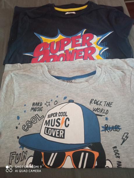 Tričká s krátkym rukávom, 128