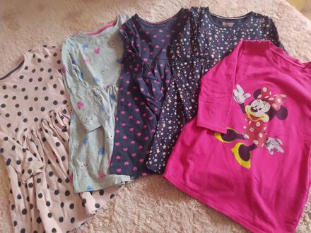 Šaty s dlhým rukávom 4-5r, f&f,104