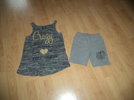 Komplet top + kraťasy 134, japitex,134
