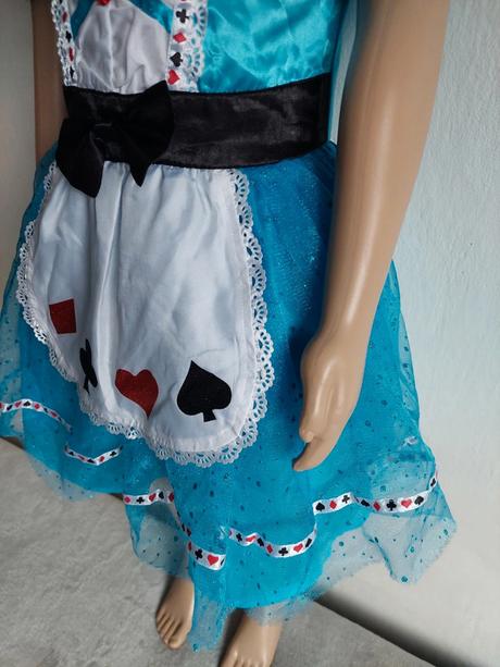 Alica v krajine zázrakov karnevalové šaty veľ.104-,