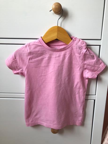 3 ružové tričká f&f, 86/92, f&f,92