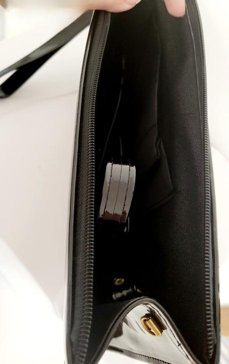 Veľká lakovaná kabelka,