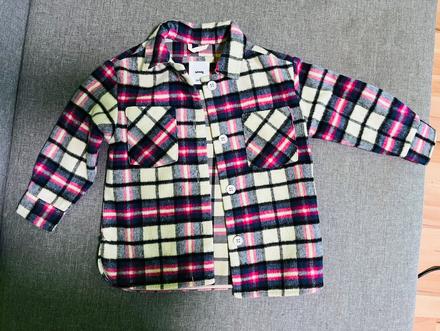 Károvaná bunda typu shacket, sinsay,104
