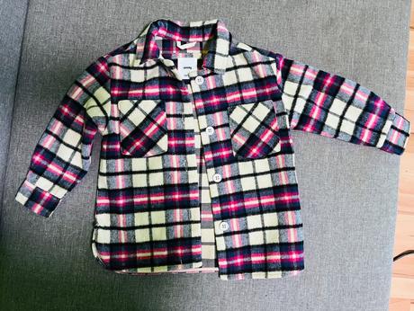 Károvaná bunda typu shacket, sinsay,104