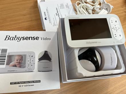 Video hd 5 lcd pestúnka babysense, babysense