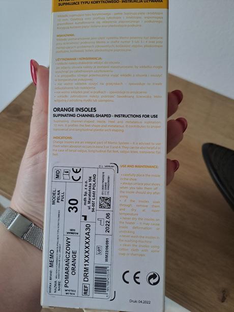 Ortopedické vložky memo veľ. 30, 30