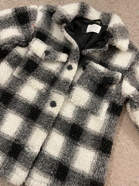 Kabát teddy, zara,140