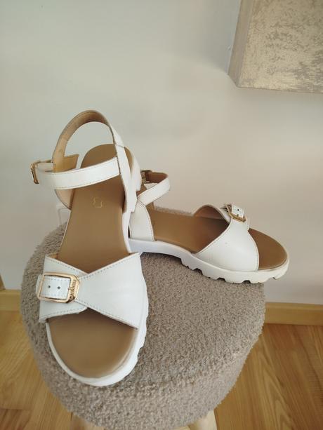 Kožené sandále, lasocki,38