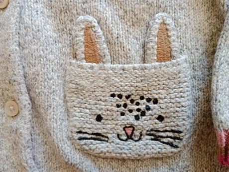 Milý sveter so zajačikom, next,98