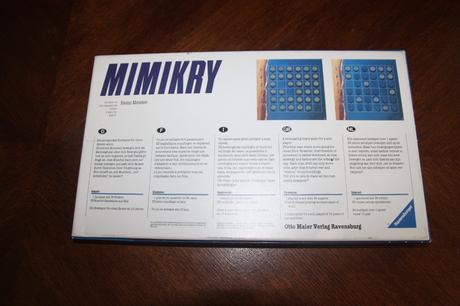 Hra pre 1 hráča. mimikry - od 10 rokov, 