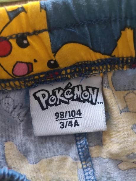 Pyžamo pikachu, pepco,98