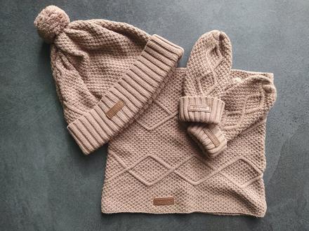 Set newbie - čiapka, nákrčník, rukavice, newbie,48