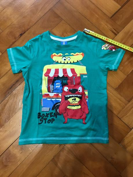 3 chlapčenské tričká - krátky rukáv - 110, 110