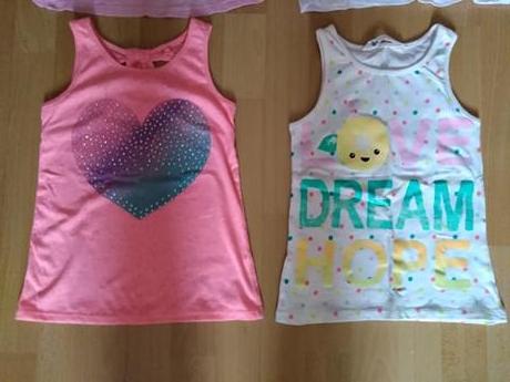 Tielka 4ks hm (116/122/128-malo nosene, h&m,116