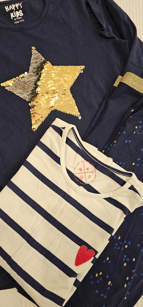 2x súprava dlhé tričko a legíny, tchibo,140