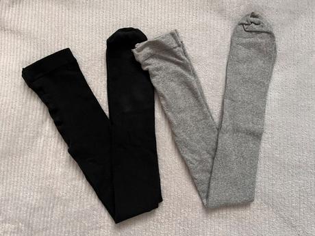 2x pančuchy, h&m,134