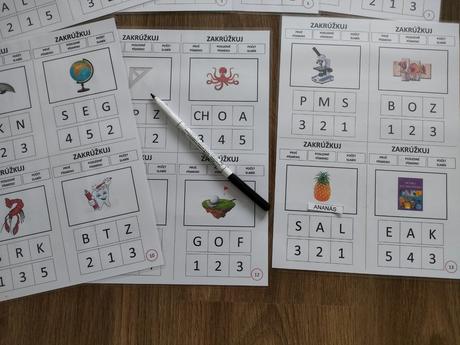 Krúžkovačka - hotová aktivita, 