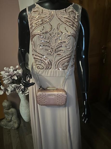 Nádherné ružové maxi spoločenské šaty orsaypremium, orsay,l / m