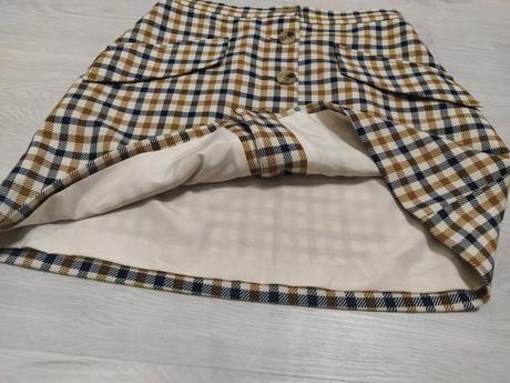Podsita kockovana sukňa 36-38, h&m,36