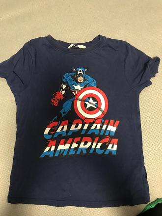 Tričko kapitan america, h&m,122