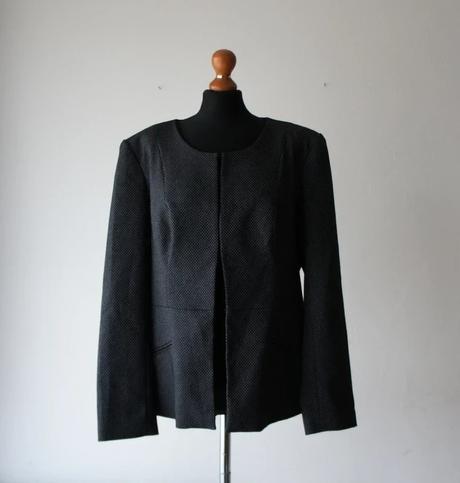 Vintage elegantný blejzer zn.contempo, xl