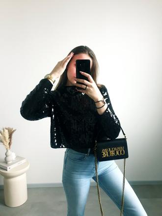 Zara sveter s flitrami m, zara,m