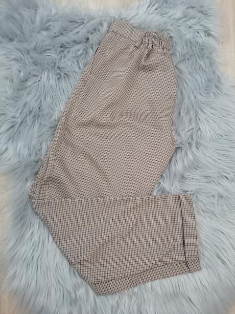 Károvane nohavice / cigaretového strihu, sinsay,s