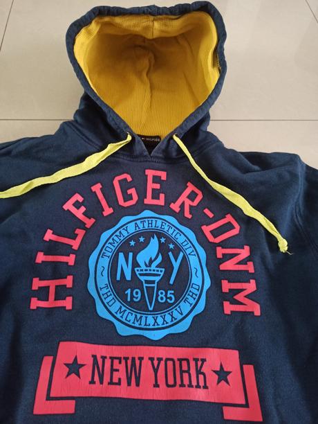 Tmavomodrá mikina tommy hilfiger, tommy hilfiger,m