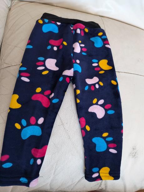 Zateplené tepláky s labkami 86/92, 92