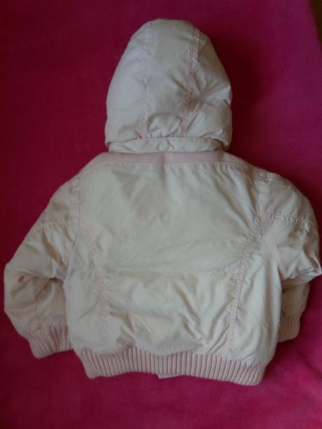 Milučká zimná bunda pre dievčatko, 68