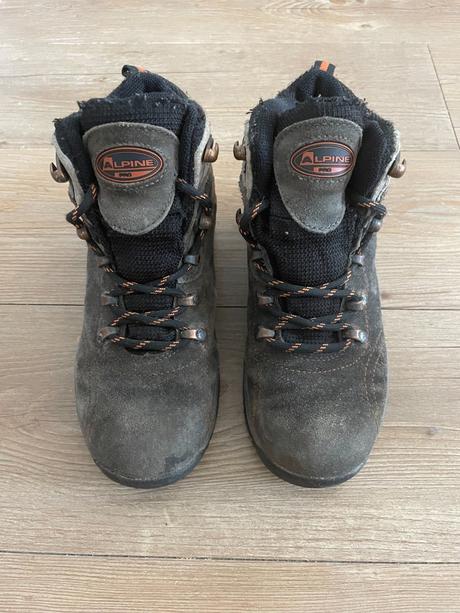 Detské turistické topánky alpine pro č.34, alpine pro,34