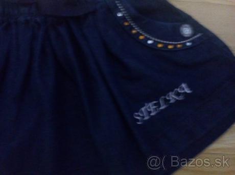 Rifľová sukňa next-stelka na 1 - 1 1/2 roka, next,92