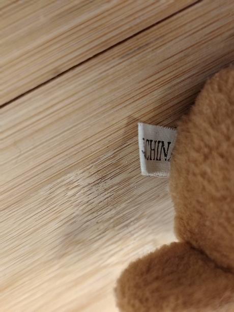 Retro plyšový prívesok opička, štýl nici, 8 cm,