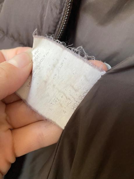 Vintage páperová bunda / kabát moncler, l