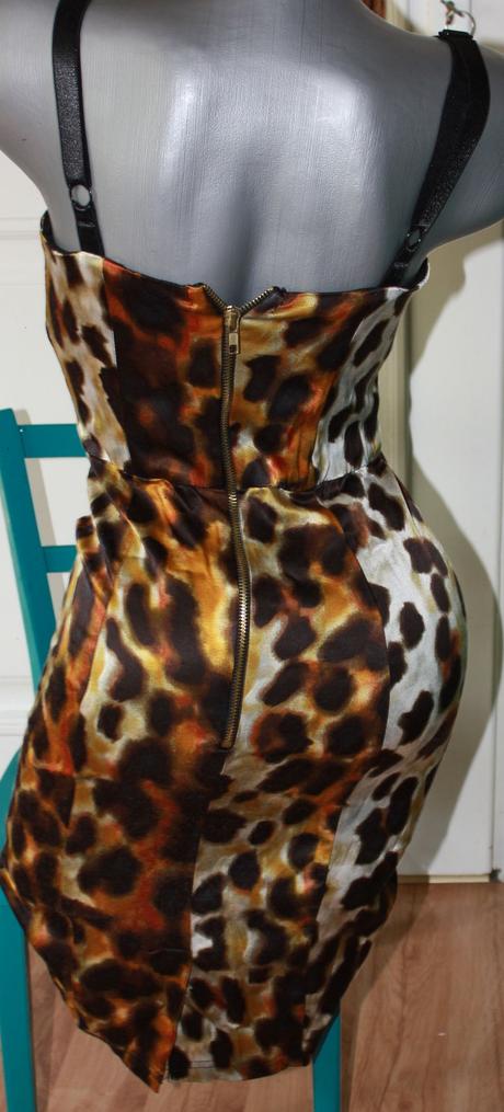 Super tigrovane saty, topshop,s