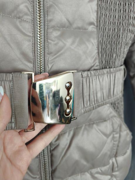 Krasna paperova bunda s pravou kozusinkou, s