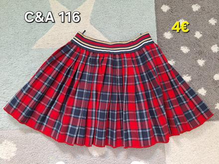 Vianocna karovana sukna 116, c&a,116