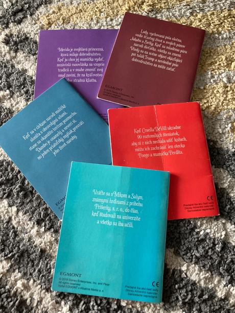 Disney mini knižky 5ks, 