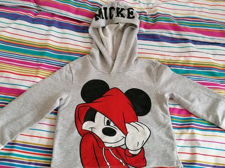 Crop mimina s kapucňou, h&m,134