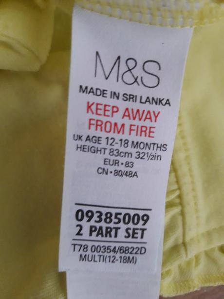 Overal na spanie, marks & spencer,80