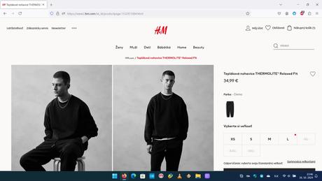 Tepláky hm, kapsáče hm, nohavice hm, l