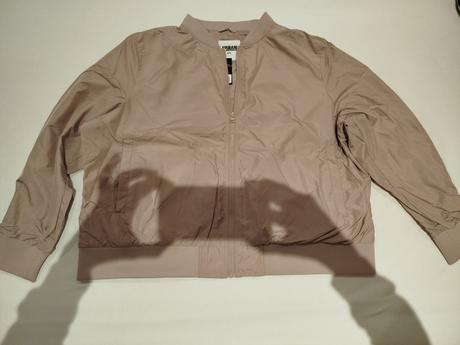 Nová bunda dámska light bomber jacket duskrose, 5xl