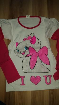 Pekne tricko s dvojitym efektom, 128