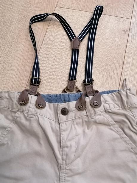 Nohavice s vestičkou, lindex,86