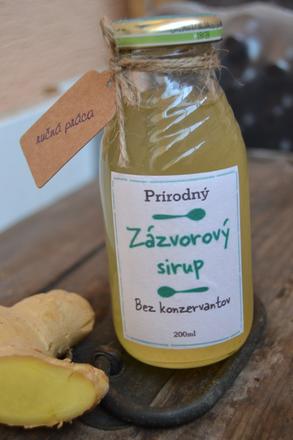 Prírodný zázvorový sirup - proti prechladnutiu, 
