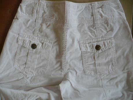 Biele letné nohavice, m