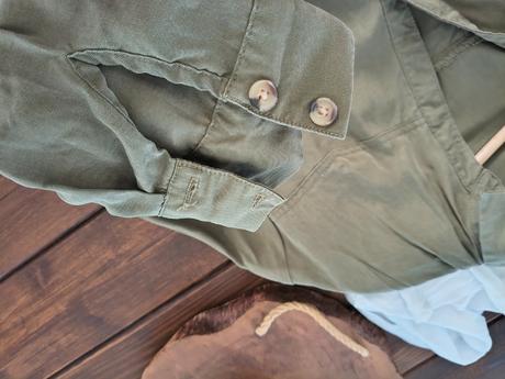 Pull&bear olivovo zelené šaty s opaskom l, pull&bear,l