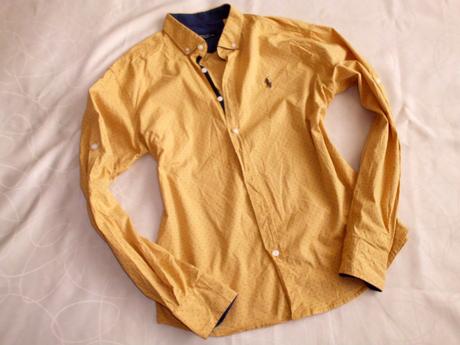 Roll up rukáv slim fit, ralph lauren,m