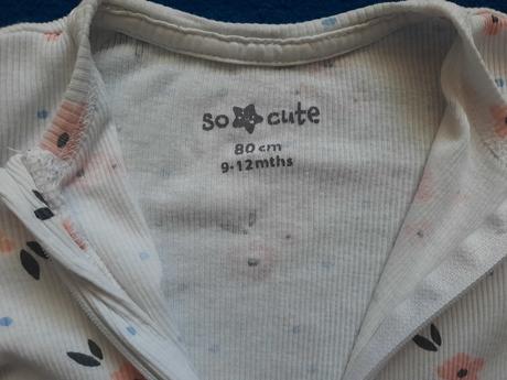 Pyžamko na zips, 80