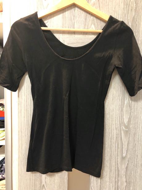 Cierne tricko whatever xs, h&m,xs